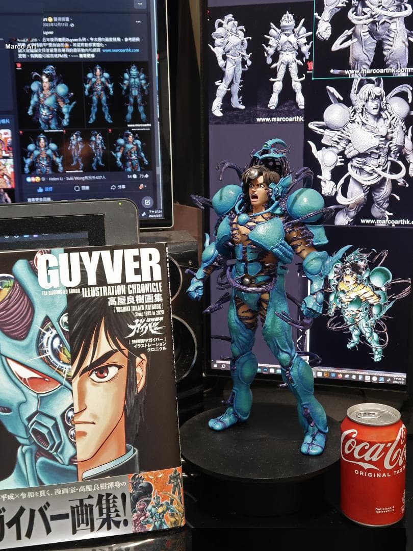 新品未使用1/6スケールガイバー変身 ガレージキット（未組立未塗装）Guyver