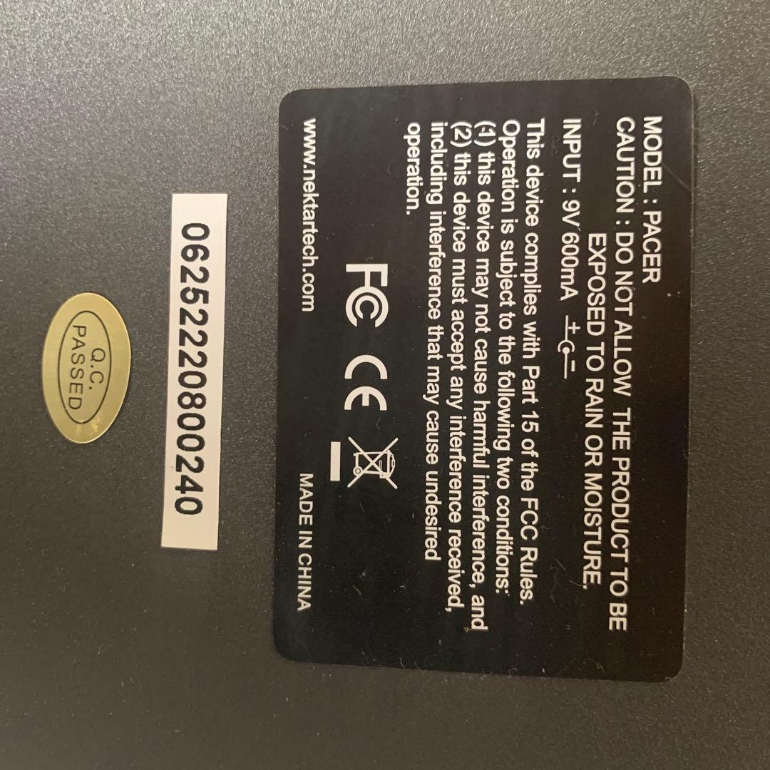 値下げしました！NEKTER PACER USBコントロールパネル