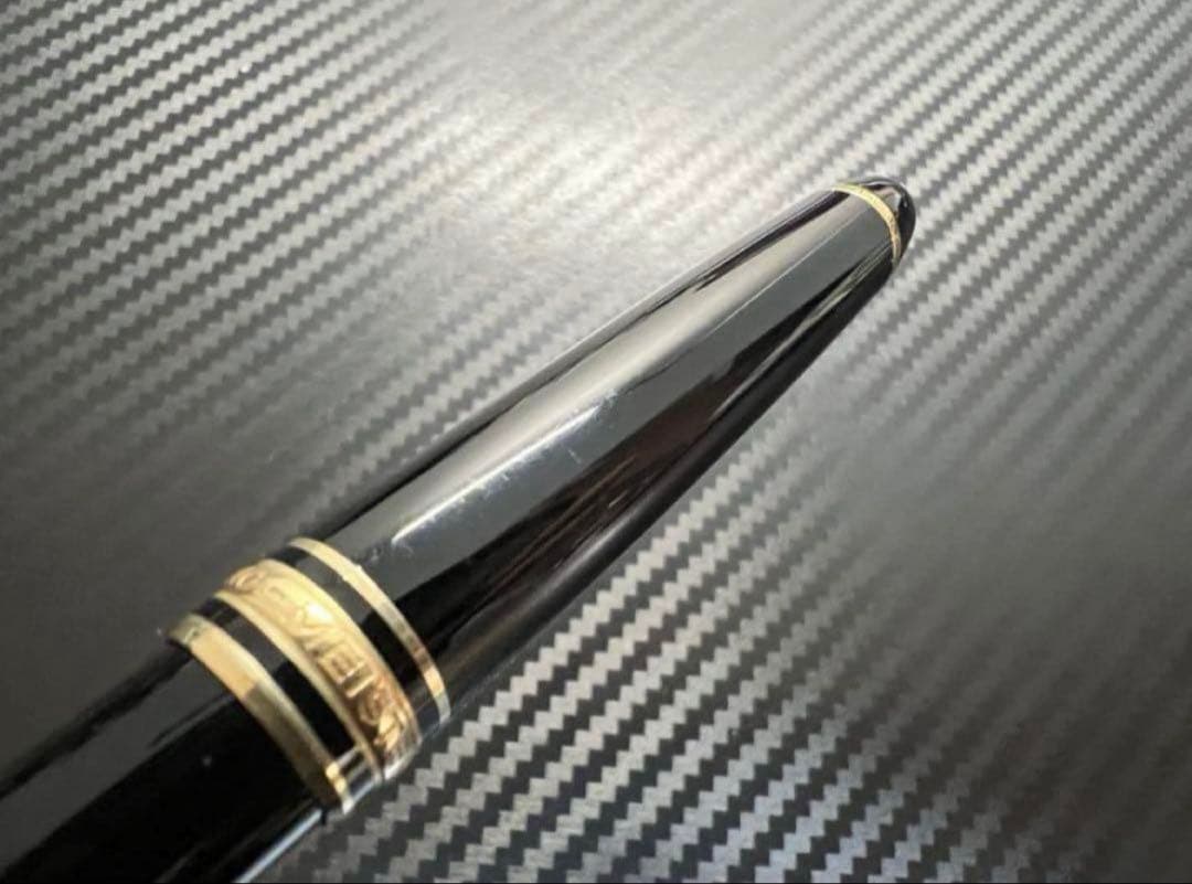 美品 モンブラン 万年筆 144 M ブラック 全金 14金ペン先