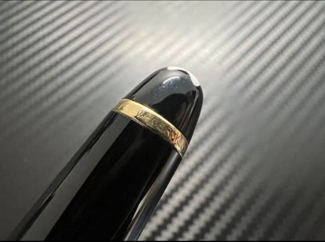 美品 モンブラン 万年筆 144 M ブラック 全金 14金ペン先