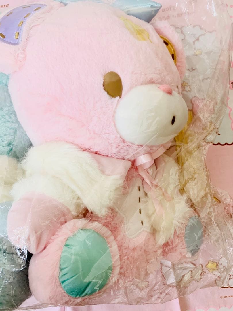 リトルツインスターズ キキララ パフポフ BIGケープぬいぐるみ