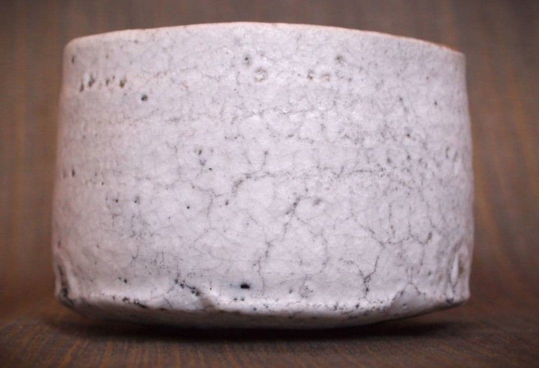 人気作家★辻村唯(師＆父:辻村史朗)長石釉茶碗★共箱、布