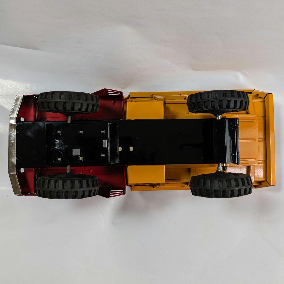 レトロ　米澤玩具（株）ブリキのダンプカー　長さ380×幅160×高さ195