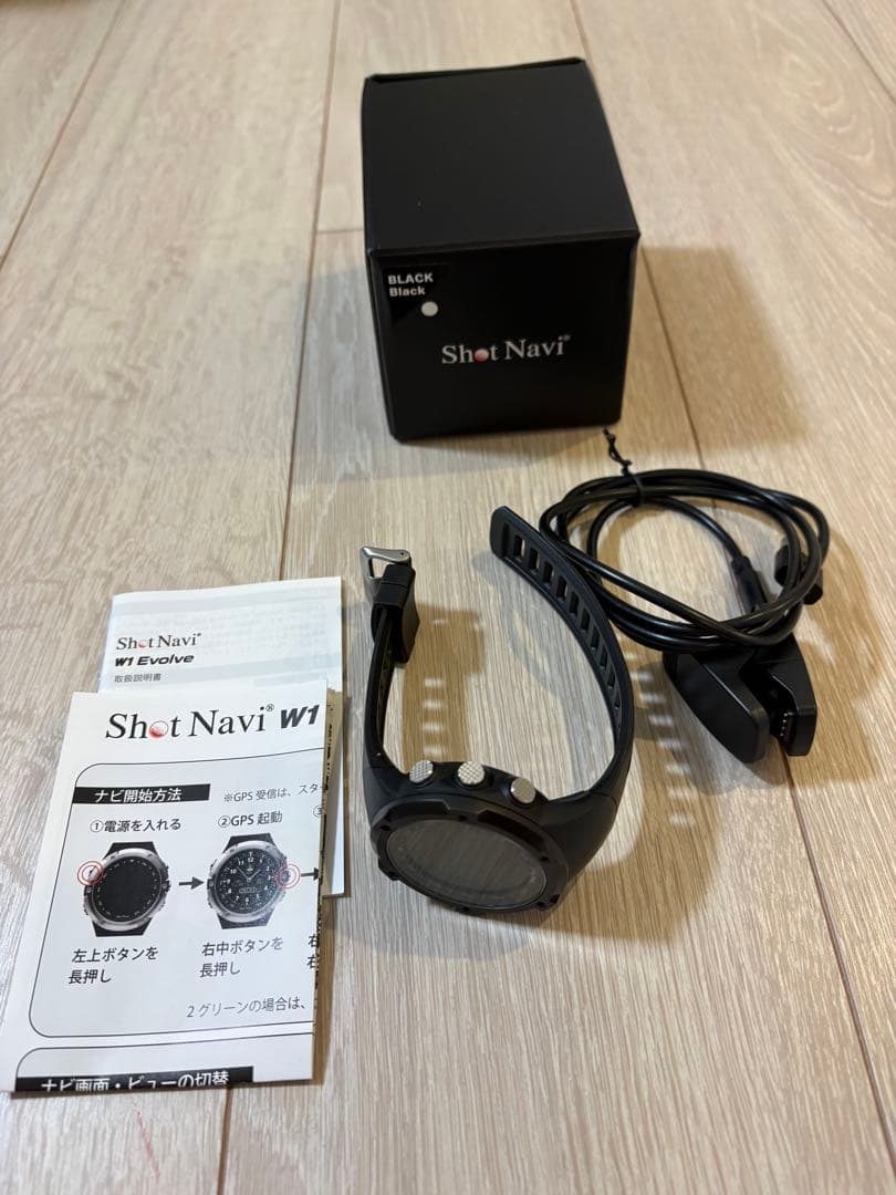 ShotNavi ショットナビW1 Evolve ゴルフGPSウォッチ