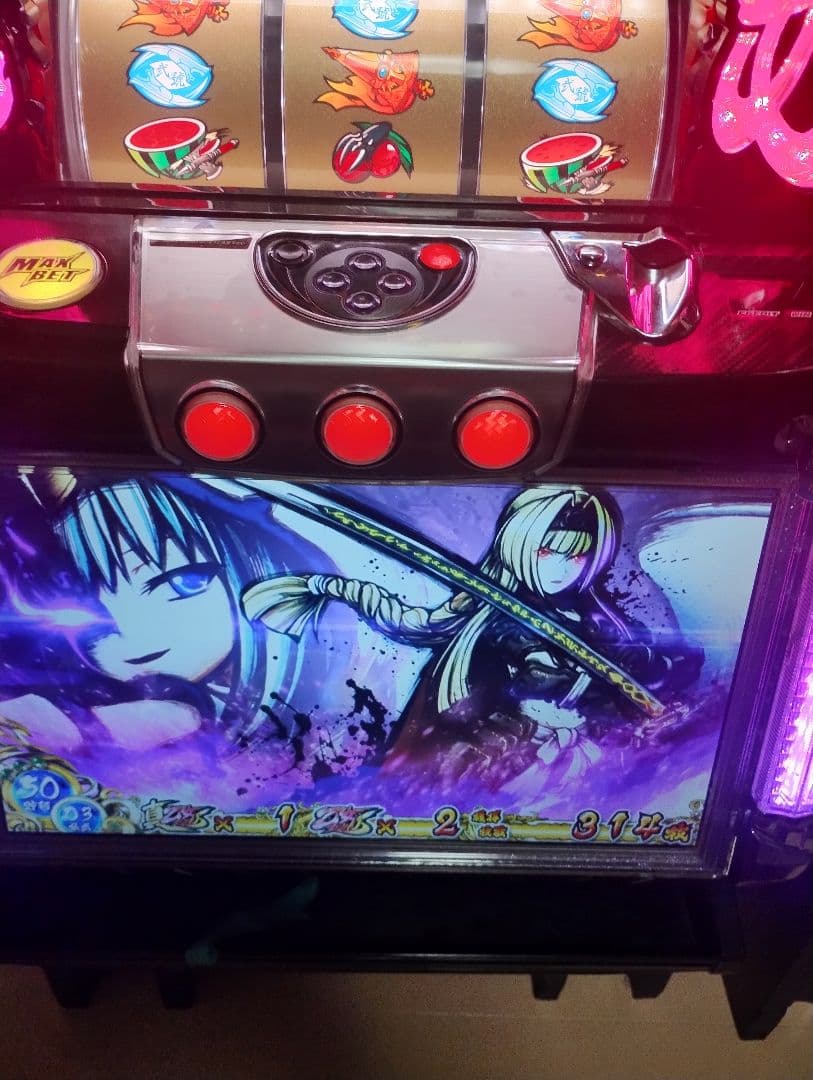 直接引取可能！戦国乙女2スロット実機！不要機付き！