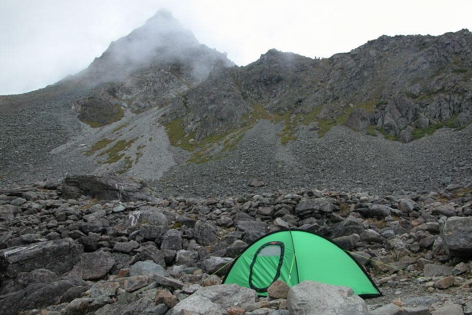 ヘリテイジ エスパース・デュオX ゴアテックス 吹き流し入口・前室フライ付き