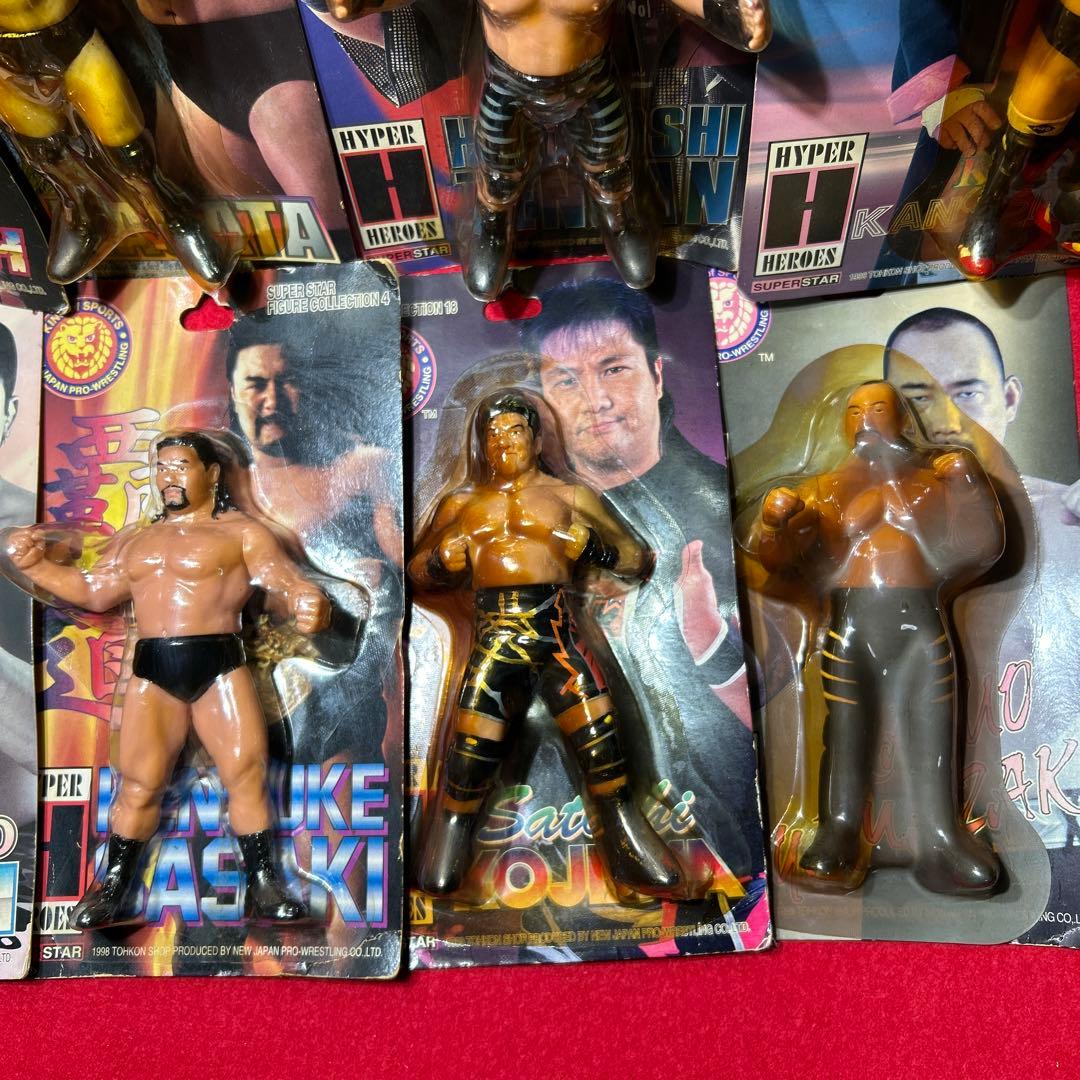 新日本プロレス　フィギュア　蝶野　武藤　長州　天山　ポスカ　チケット　まとめ