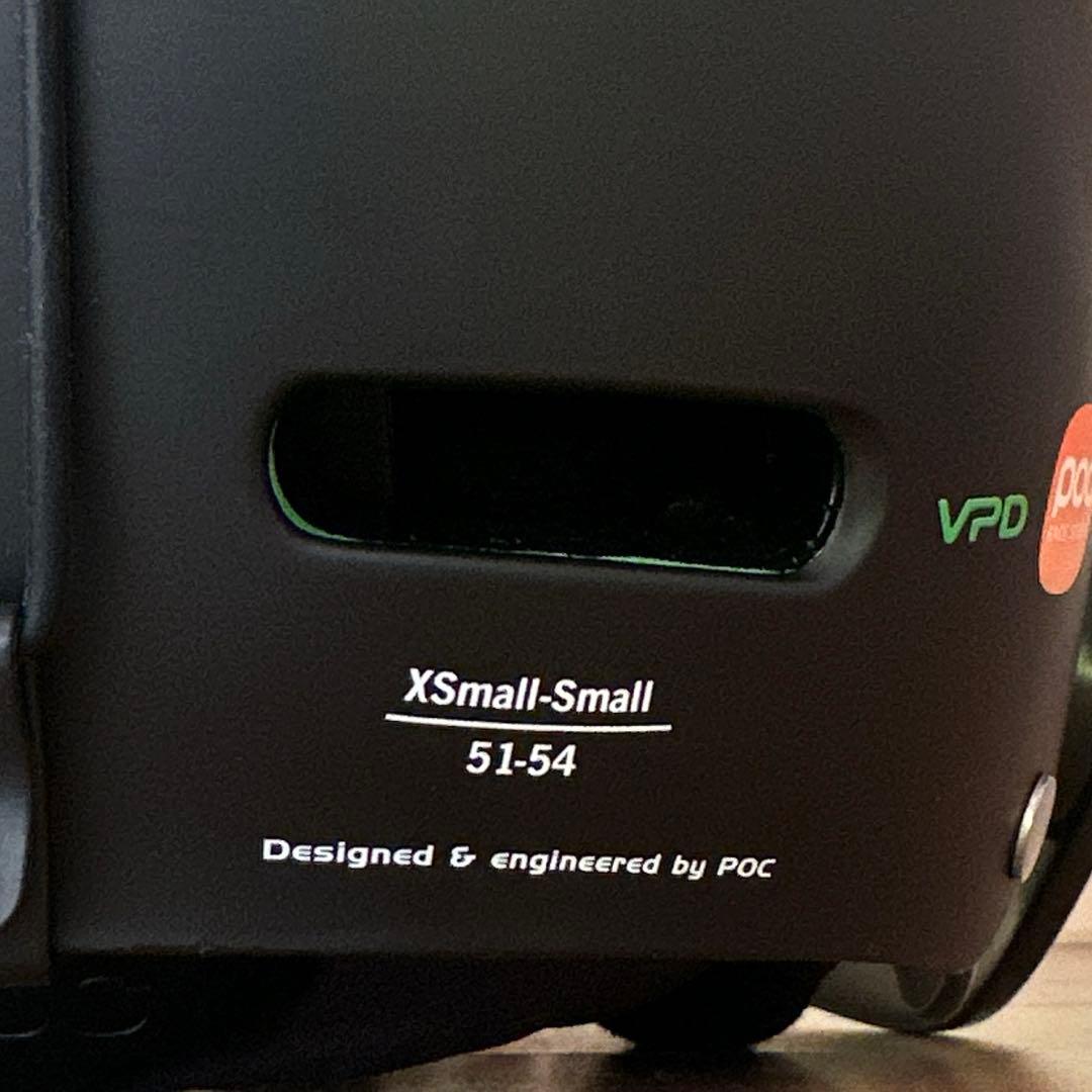 POC アルペンスキー　SL用ヘルメット 黒　51-54センチ(XS)