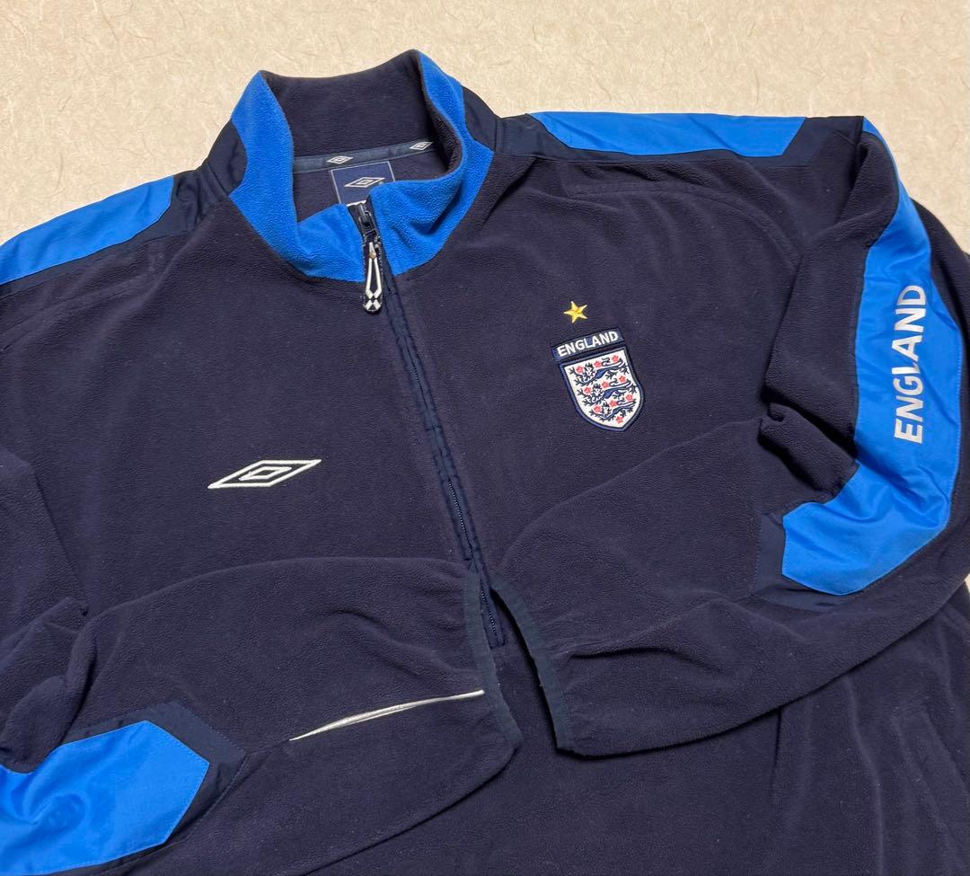 アンブロ　イングランド代表　ハーフジップ　フリース