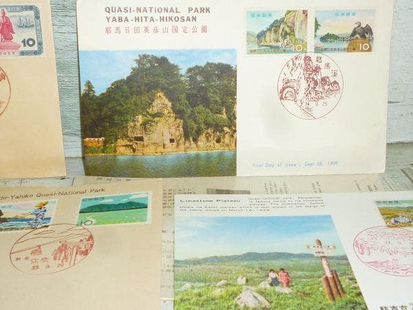 1958年が多く59年と64年が1枚 大量 初日カバー 電気機関車 電車 絵葉書