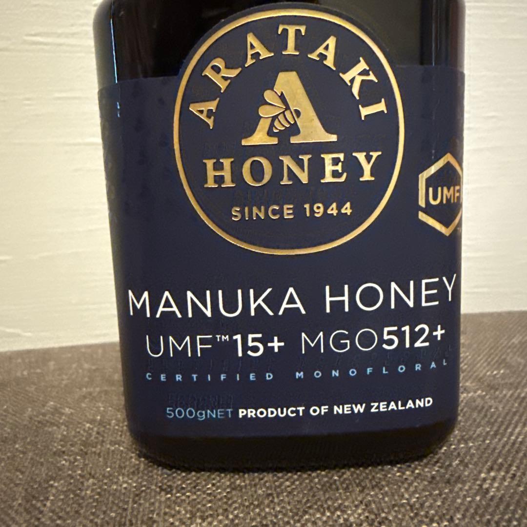 マヌカハニー ARATAKI UMF15+ MGO512+ 500g