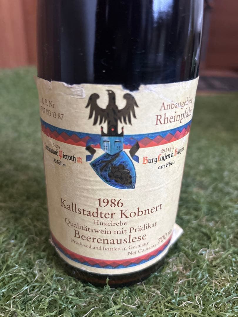 ワイン 1986 Kallstadter Kobnert Beerenauslese