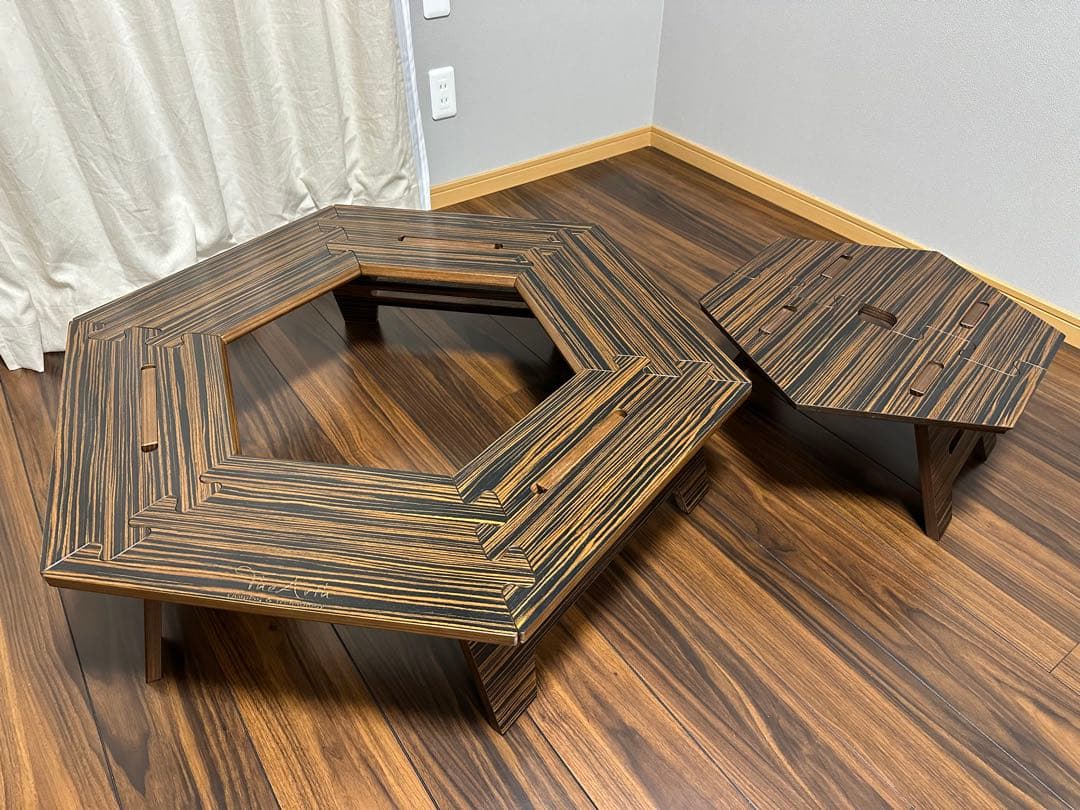 TheArth 黒しま次郎　黒しま美 セット売り ヘキサテーブル