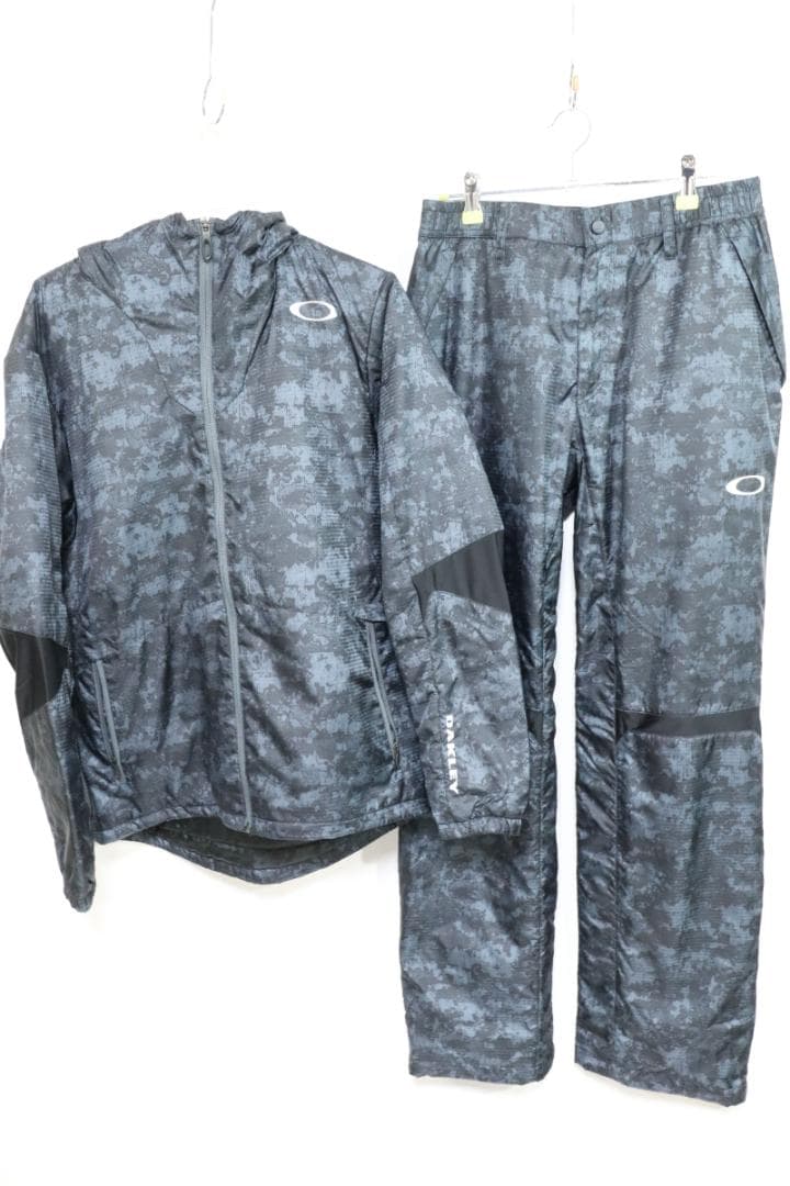 ひ*で様 OAKLEY オークリー カモフラ中綿ジャケット 上下セット ゴルフ■