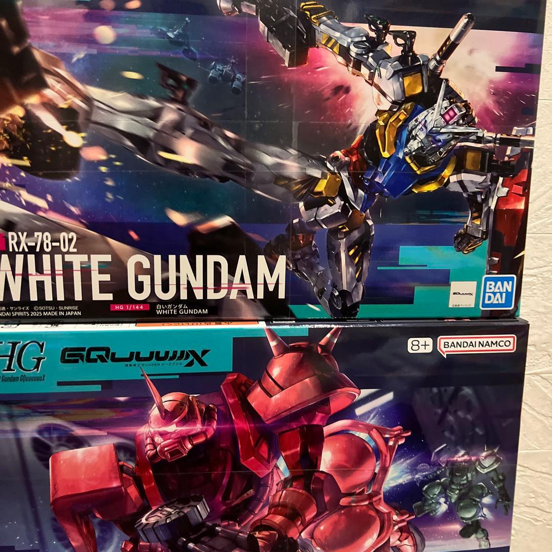 HG 1/144 白いガンダム　シャアザク　ガンダムザガン　3個セット