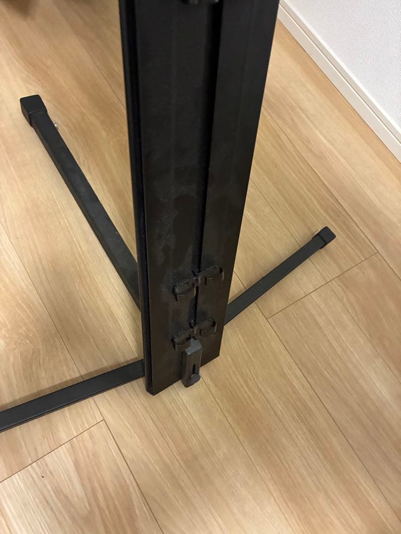 ULTIMATE2段スタンド 黒い金属製キーボードスタンド