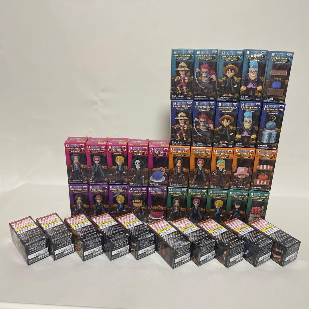 ※超希少　ワンピースワールドコレクタブルフィギュア　トレジャーラリー40体セット