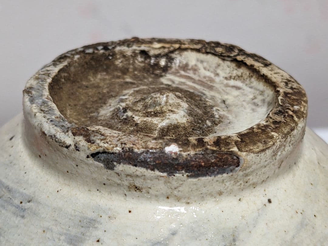 ♦朝鮮陶磁 鶏龍山 粉青沙器 鉄絵刷毛目徳利 酒器 置物飾り 古美術骨董品