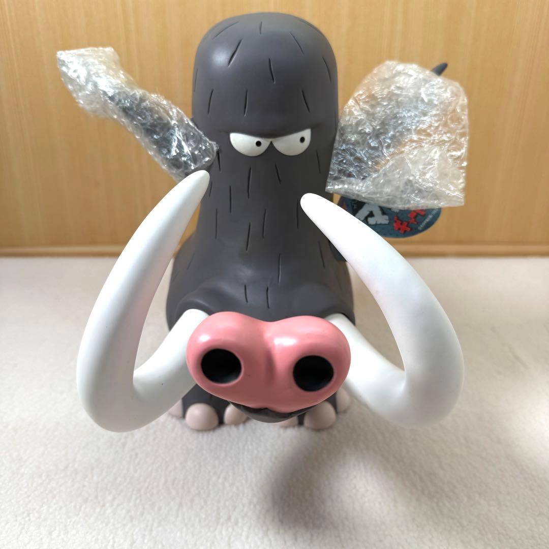 はじめ人間　ギャートルズ　マンモ　ソフビ　フィギア　タグ付き