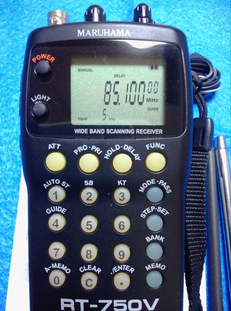 整備済 マルチ ワイドバンドレシーバー MARUHAMA RT-750 音声案内