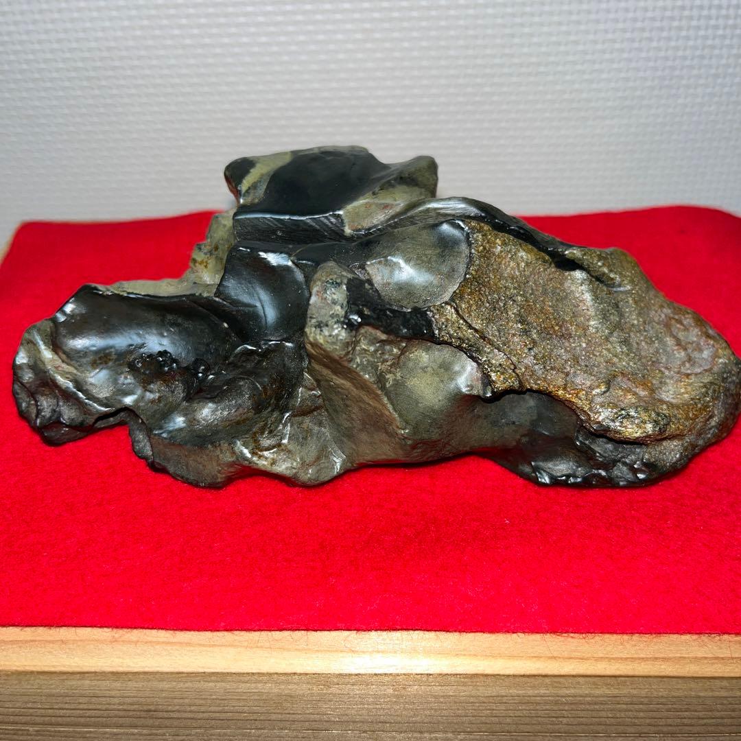 ⭕️屋久島硯　秀命堂　秀命　新品美品　プラス　色紙立て　銹水石