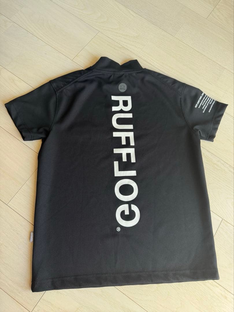 RUFFLOG ブラック モックネックシャツ S