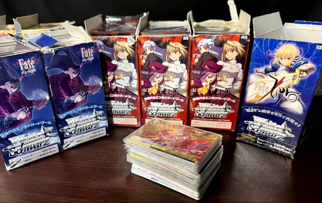 ヴァイスシュヴァルツ Fate/ MELTY BLOOD 約6箱分 まとめ売り