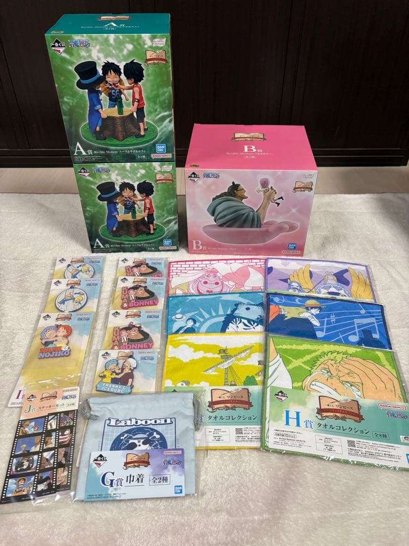 ワンピース 一番くじ A B G H I J賞まとめ売り