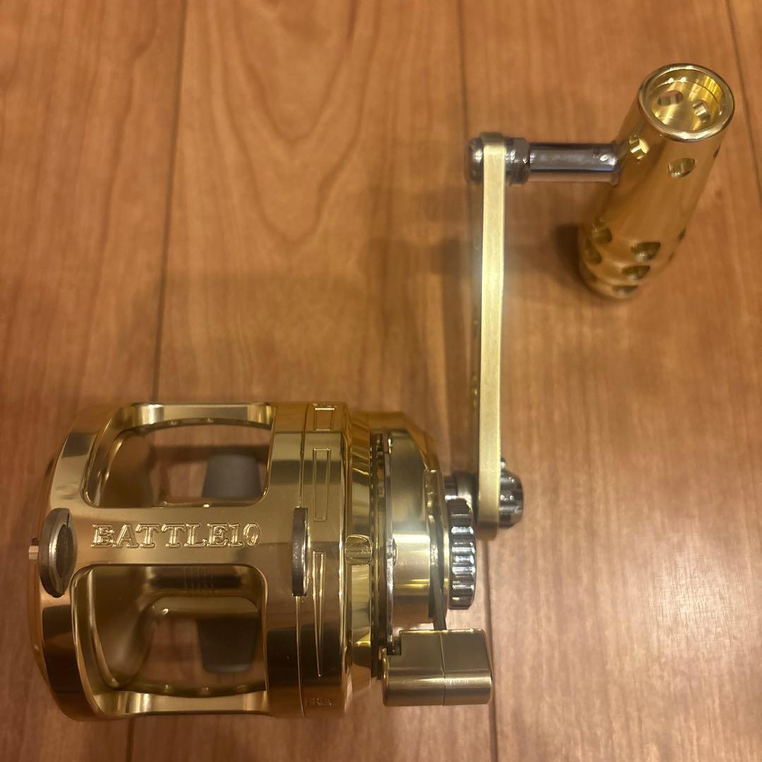 アリゲーターバトル10 BATTLEG ゴールド リール