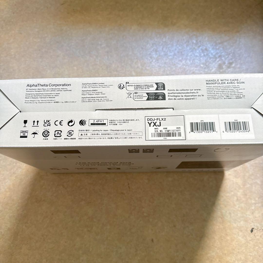 Pioneer DJ AlphaTheta DDJ-FLX2 コンパクト