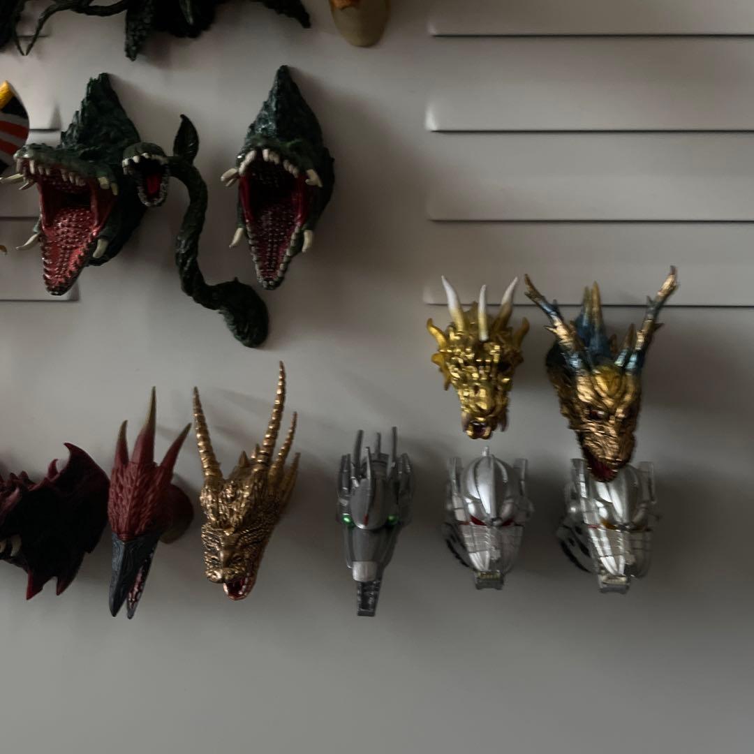 ゴジラ　モンスターヘッドマグネット38体セット