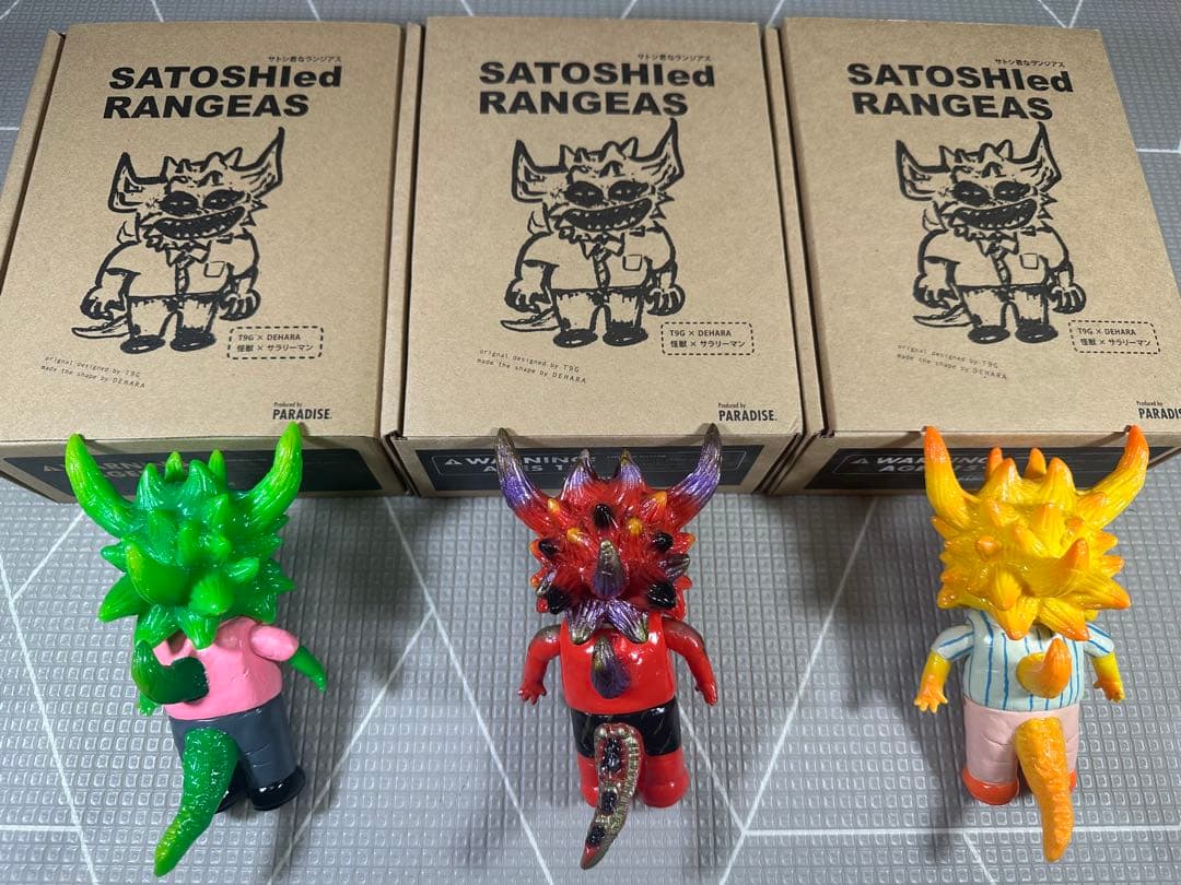 PARADISE SATOSHIled RANGEAS 3体セット