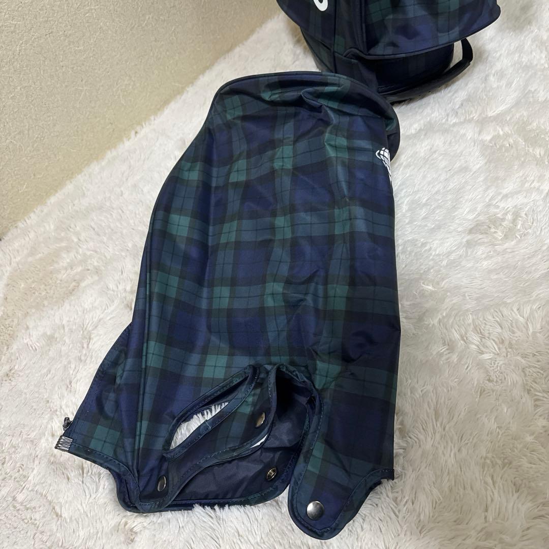 【新品】BEAMS GOLF NEW キャディバッグ ブラックウォッチ　スタンド