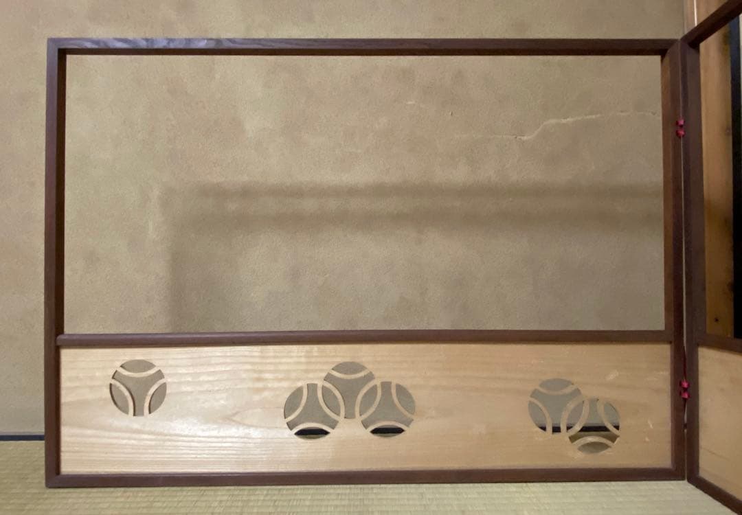 茶道具　風炉先屏風　ツボツボ　美品