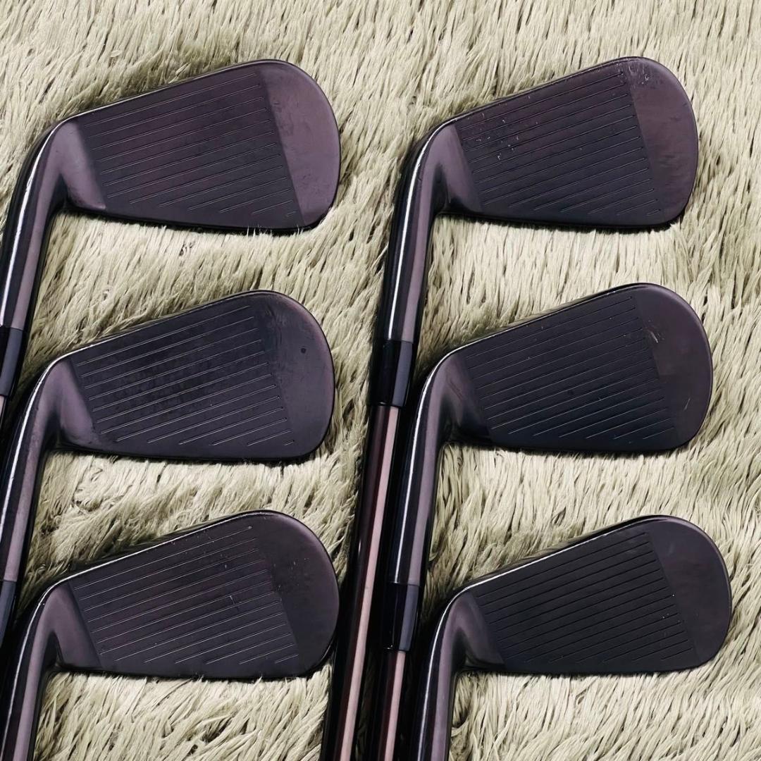 キャロウェイ Xフォージドブラック アイアン6本セット メンズゴルフ 初心者 黒