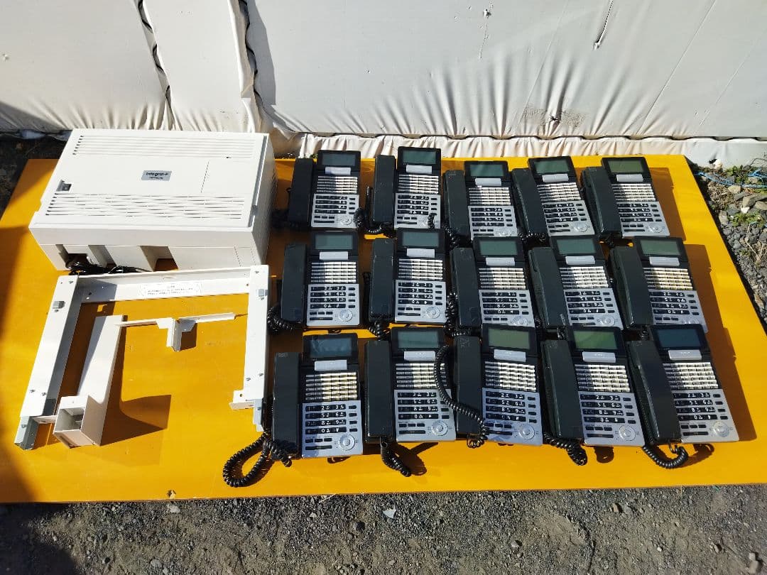 日立　HITACHI　電話装置　電話機15点まとめセット　intergral‐F