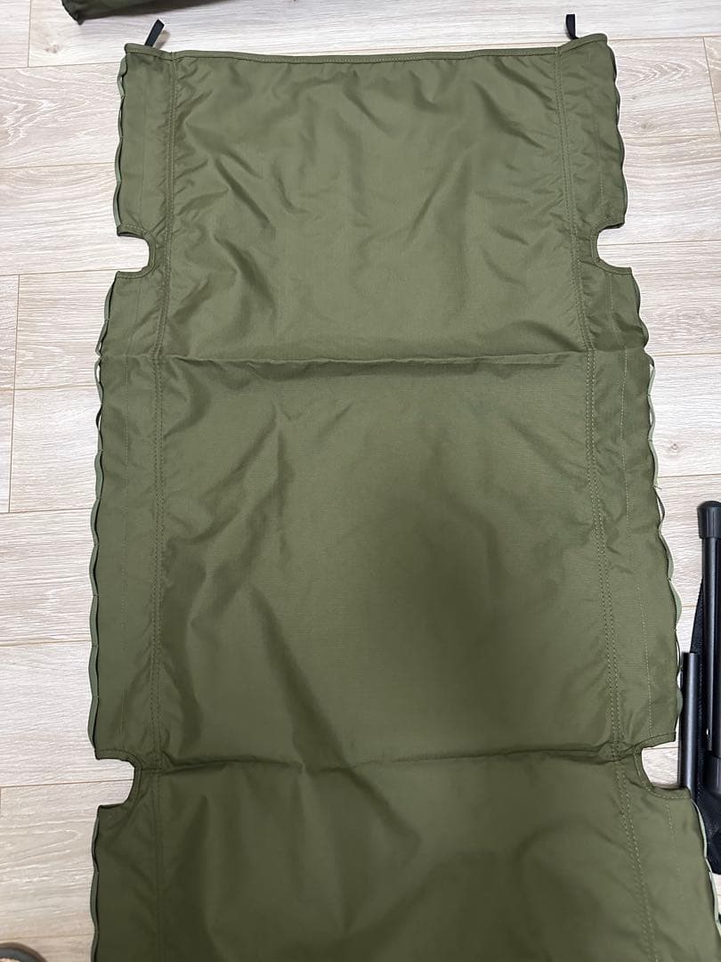 WAQ インフレータブルマット & フォールディングコット 2点セット オリーブ