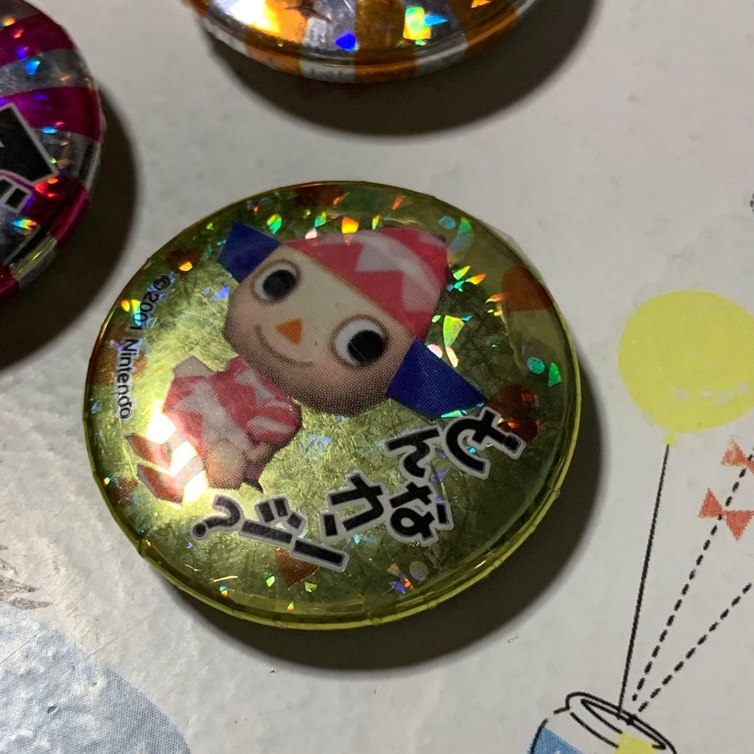 キラキラ缶マグネット どうぶつの森 5個セット B