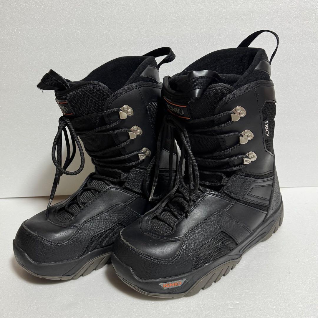29-29.5cm IGNIO スノーボードブーツ ブラック黒色初心者格安特価