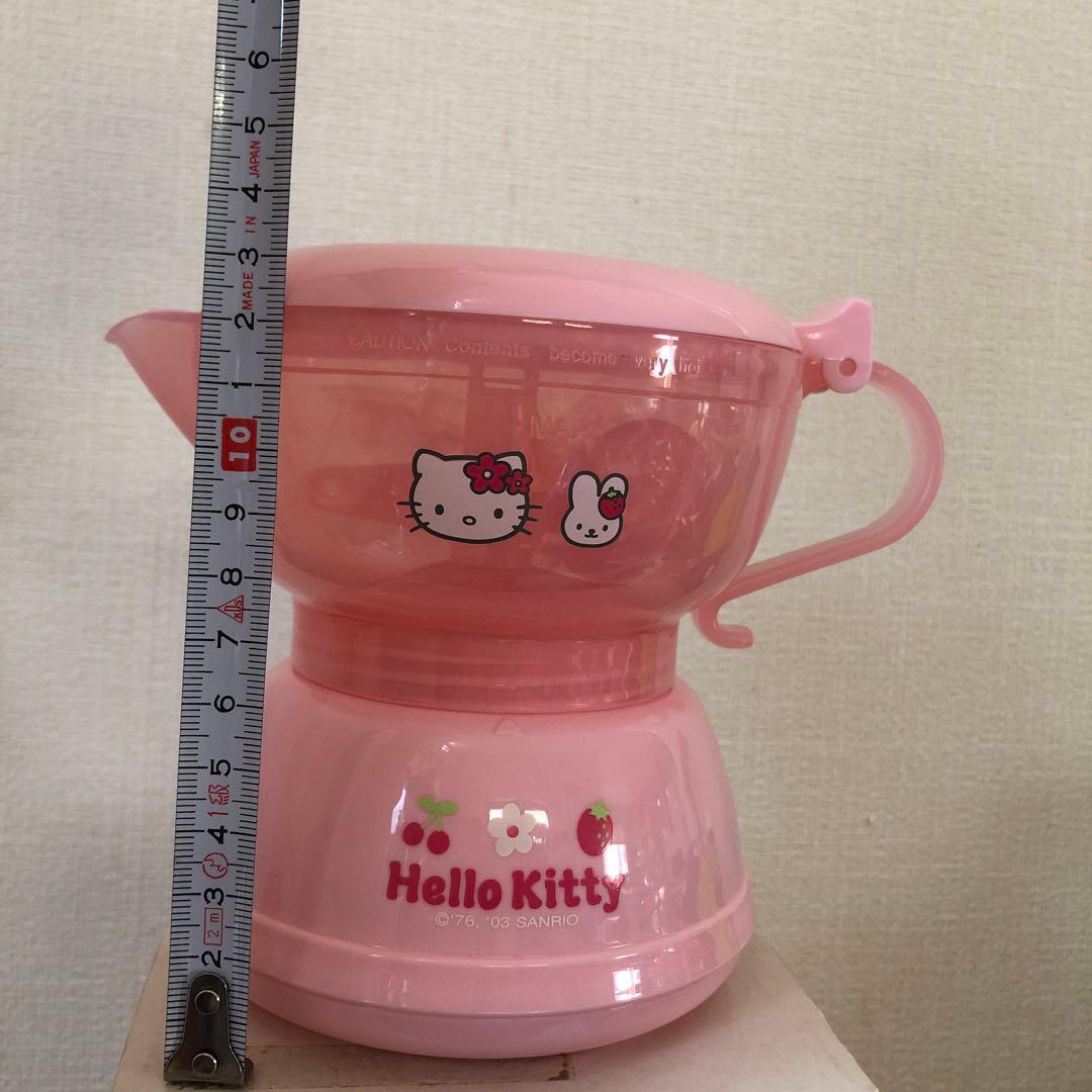 2003年ハローキティ Kitty 電子レンジ用 コーヒーメーカー ピンク