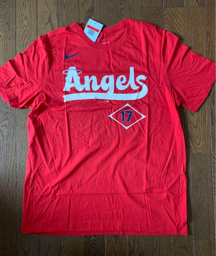 エンジェルス 大谷翔平 ナイキ 名前、背番号付き Tシャツ Lサイズ