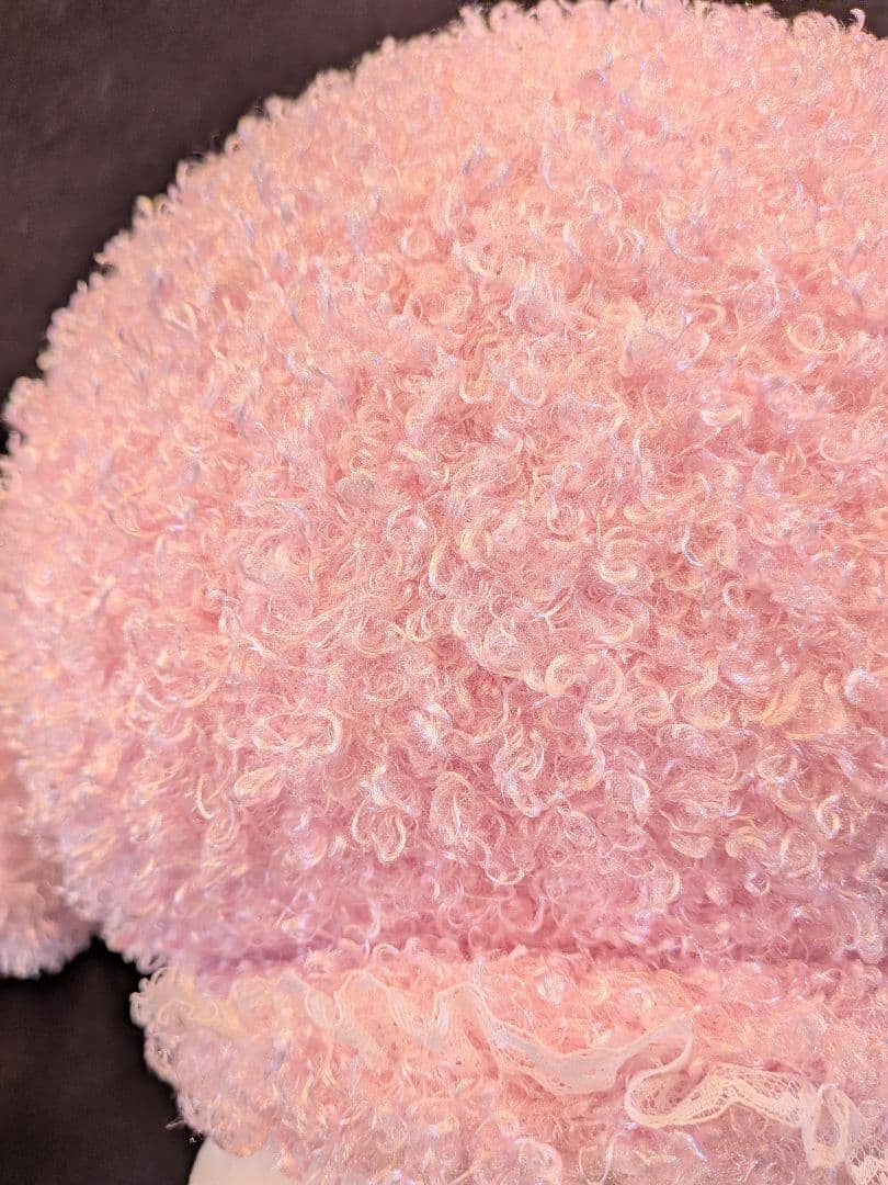 希少☆　マイメロディ KDDI 電報 ぬいぐるみ　レースずきん　非売品