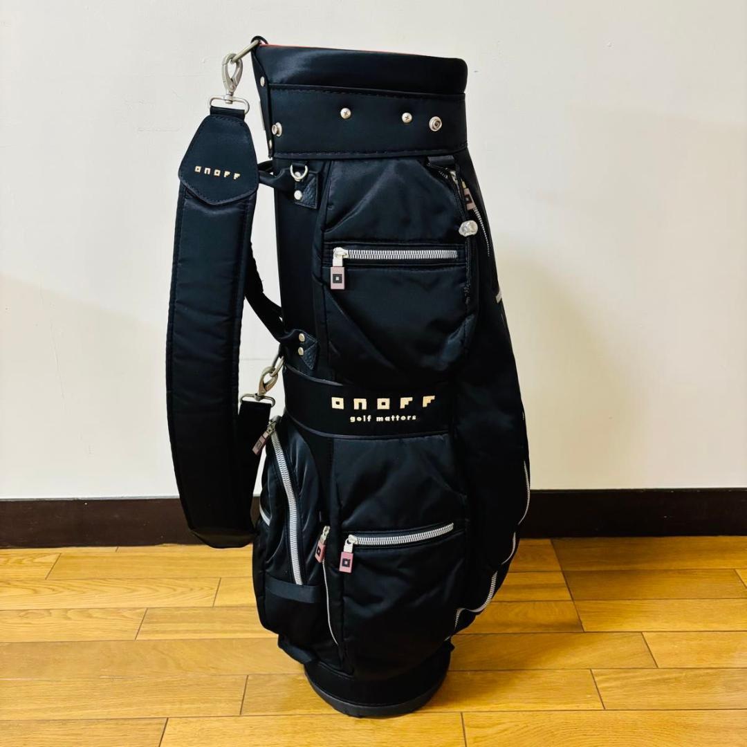 【美品】　ONOFF キャディバッグ　ゴルフバッグ送料込み