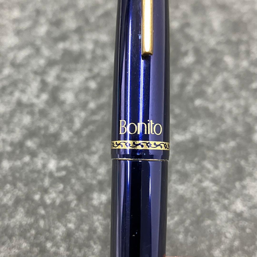 ヴィンテージ☆プラチナ☆万年筆☆Bonillo☆ボニート☆ペン先☆14K☆ブルー