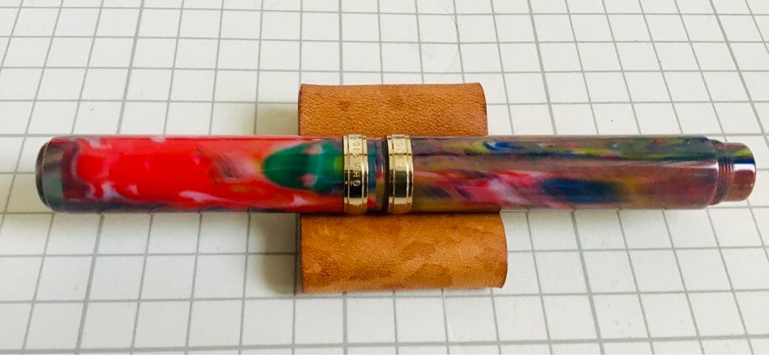 大橋堂万年筆　14k 字幅M？　アクリル樹脂