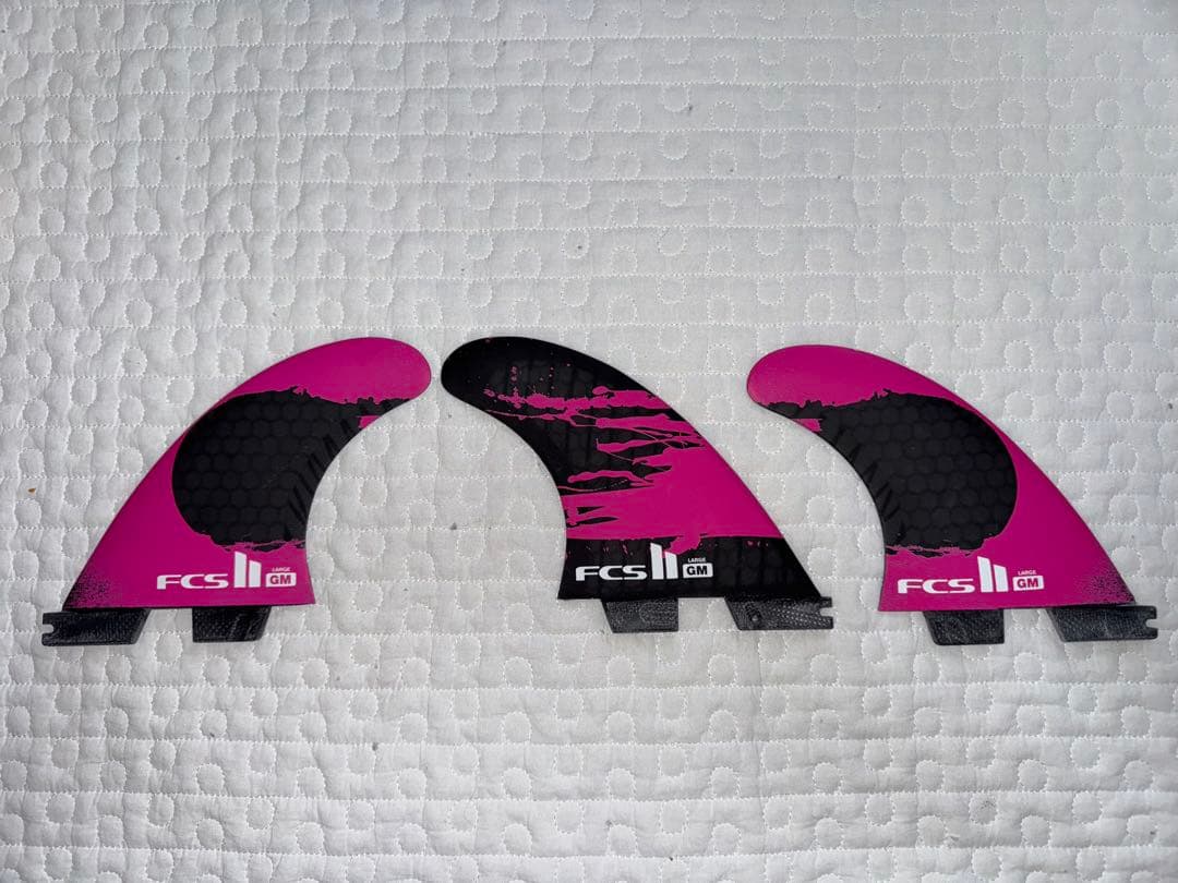 FCS II GM（ガブリエルメディナ）サーフボードフィンラージサイズ3枚セット