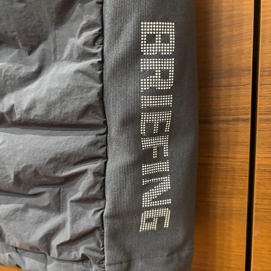 BRIEFING GOLF ダウンベスト　グレー　メンズL