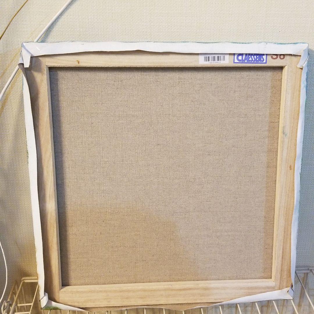 油絵　専用　青く光る馬