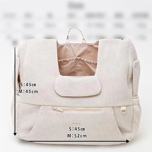 moncheri モンシェリメッシュフロントリュック ホワイトM 犬 キャリー