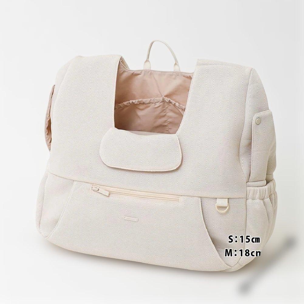 moncheri モンシェリメッシュフロントリュック ホワイトM 犬 キャリー